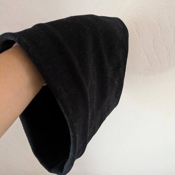 Bula Winter Neck Gaiter 9" Tall – Black Polartec Fleece - Picture 4 of 5